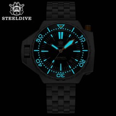 STEELDIVE SD1969 — 1200M NH35 Automatic Cushion-Case Dive Watch