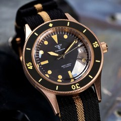 50-Fathoms 20ATM CUSN8 Solid Bronze Japan NH35 PT5000 Automatic Watch for Men