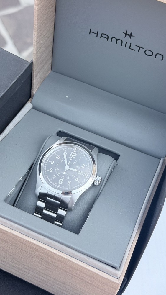Hamilton Khaki Field Automatic 42mm Ref. H706050 Sapphire Swiss Steel Full Set