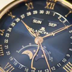Blancpain Villeret 40 Quantième Complet Calendar 6654-3640-55B Red Gold B&P
