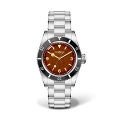 Octopus Men Automatic Watch 37mm Mechanical Wristwatch Aluminium Bezel PT5000