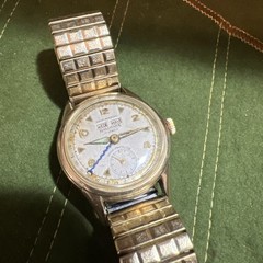 10K GF Hallmark Triple Calendar Date Vintage Bumper 1950s Swiss ALL WORKS WELL!!