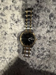 Citizen Eco-Drive Men’s Two-Tone Stainless Black Dial Date Watch 30m
