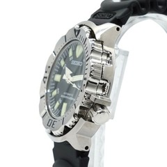 SEIKO Black Monster 7S26-0350 200M Day/Date 42mm Automatic Men’s From JAPAN Z452