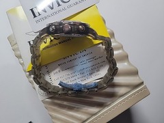 Invicta Anatomic Collection Model No. 3983 Russian Diver Watch Clear Resin Band