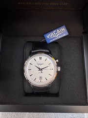 Vulcain Cricket 50s President’s Watch Guilloché Silver Dial AUTHORIZED DEALER