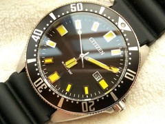 CITIZEN Alterna Eco Drive Cristalon CQ QUARTZ Diver’s Reissue 20BAR Diver Men’s