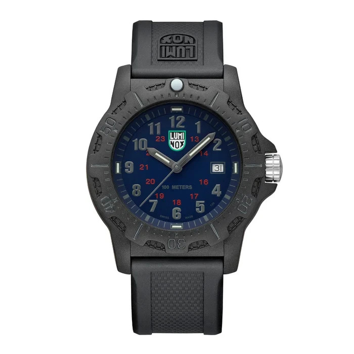 Luminox Manta Ray Men’s Blue Dial Gray Rubber Band Watch – X2.2033