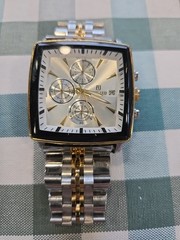 POEDAGAR Luxury Quartz Men’s Watches Square Dial Untested