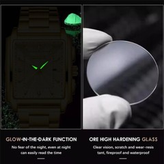 Luxury Men Watch Waterproof Stainless Steel Quartz Luminous Business Wristwatch