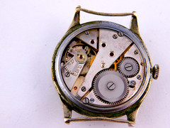 VINTAGE BWC-BRITISH WATCH CO- MILITARY STAINLESS MENS WRISTWATCH SERVICED 1940s
