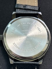 Dark Silver Case Gray Dial Men’s Quartz Watch