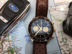 Timex Waterbury Heritage Chronograph Black And Gold
