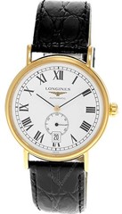 LONGINES Presence Automatic 38.5MM White Dial Leather Men’s Watch L4.904.2.11.2