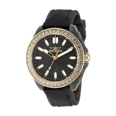 Invicta Celestial Women’s Watch – 37mm, Black Dial 50204 Brand New