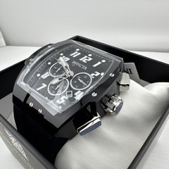 Invicta S1 Rally Kinesia Anatomic Chronograph Quartz Men’s Watch Black 45480 New