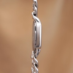 SEIKO 2E20-5360 Quartz Chain Hexagon Ladies Vintage 13.5mm 1985 Battery Replaced
