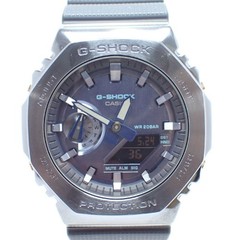 CASIO G-SHOCK GM-2100N-2AJF Blue Analog Digital Men Watch Used tested : Y10257