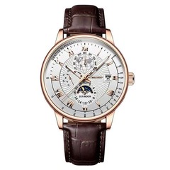 Men Watch Fashion Luxury Sport Men’s Wristwatch Calendar Starry Sky Moon Quartz