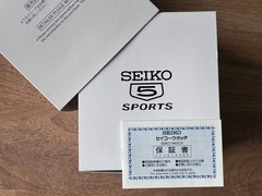 Seiko SBSA271 5 Sports 1968 First Reissue Automatic Watch Unused