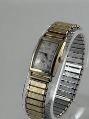 Vintage Waltham Premier Watch w/ 17J 870 from 1940s RGP Bezel & SS Caseback