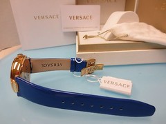 Versace Women’s VK6020013 Mystique Foulard Rose Gold Ion-Plated Diamond Watch