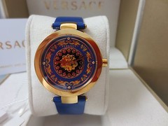Versace Women’s VK6020013 Mystique Foulard Rose Gold Ion-Plated Diamond Watch