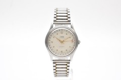 Vintage [Exc+4] Oris Pointer Date 7403-40B Silver 35mm Automatic Men’s Watch
