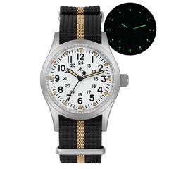 Militado ML05 Vintage Field Watch VH31 Sweep Second Sapphire Crystal 38mm