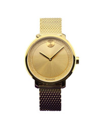 Movado Bold 3600580 Gold Dial Stainless Steel Women’s Watch