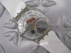 Swatch Watch NOSE THE TIME Cartoon Elephant Gent GE124 Vtg 2004 Case With Papers