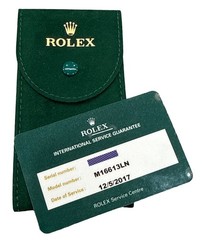 2017 RSC Rolex Submariner Date 40mm BLACK 18K Yellow Gold NO-HOLES Steel 16613