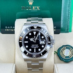 Unworn 2024 Rolex Submariner Date 41, Black Bezel, 126610LN, Complete