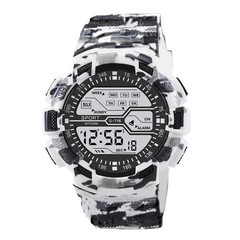 Men’s Digital Sports Watch LED Waterproof Shock Resistant Large Screen Wrist