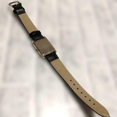 Operational New battery SEIKO Quartz Dolce Men s wristwatch Square New belt