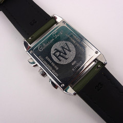 Raymond Weil Tango Chronograph 4881 Cream Dial & Green Leather Strap Men’s