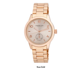 London Fog Perth Second Hand Watch (Rose Gold)