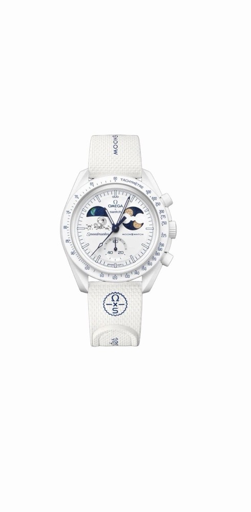 Swatch x Omega x Snoopy Bioceramic Moonswatch Mission To The Earthphase 42mm