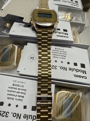Casio A168WG-9W Gold Tone Vintage Digital Watch New Authentic w/ Box