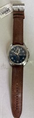 Relic by Fossil Men’s Stainless Steel Quartz Watch – Silver/Brown/Blue – ZR15794