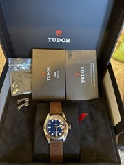 Tudor Black Bay 32 Blue Dial Box And Papers, No Bracelet. *Read Description*