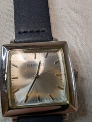 George Quartz Watch Unisex Adults Tank Style – New Battery
