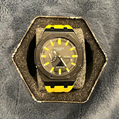 G-SHOCK Men’s Analog/Digital Quartz 200m Black/Yellow Resin Strap Box