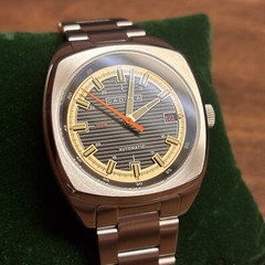 Cadola Watch, Men’s Stainless Steel Wristwatch, Classy Vintage Look, Automatic