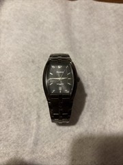 Men’s Black Tank Armitron Watch Classy Analog 165 Feet Water Resistant