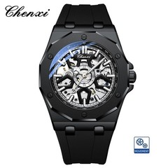 CHENXI Men’s Luminous Waterproof Hollow Tourbillon Automatic Mechanical Watch