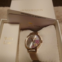 OLIVIA BURTON Watch Floral Rose Gold