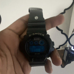 G-SHOCK x A Bathing Ape Digital Quartz Black Resin Watch 200m Alarm Date