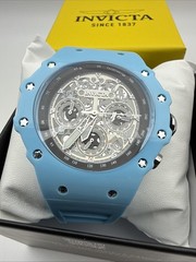 Invicta Racing Vaulthan Men’s Watch 44mm 69674 Limited Ed Lt Blue New