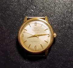 Waltham 21 Jewels Manual Wind Gold Plated Shock-Resistant Wristwatch UTC 2291